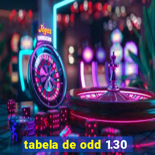 tabela de odd 1.30